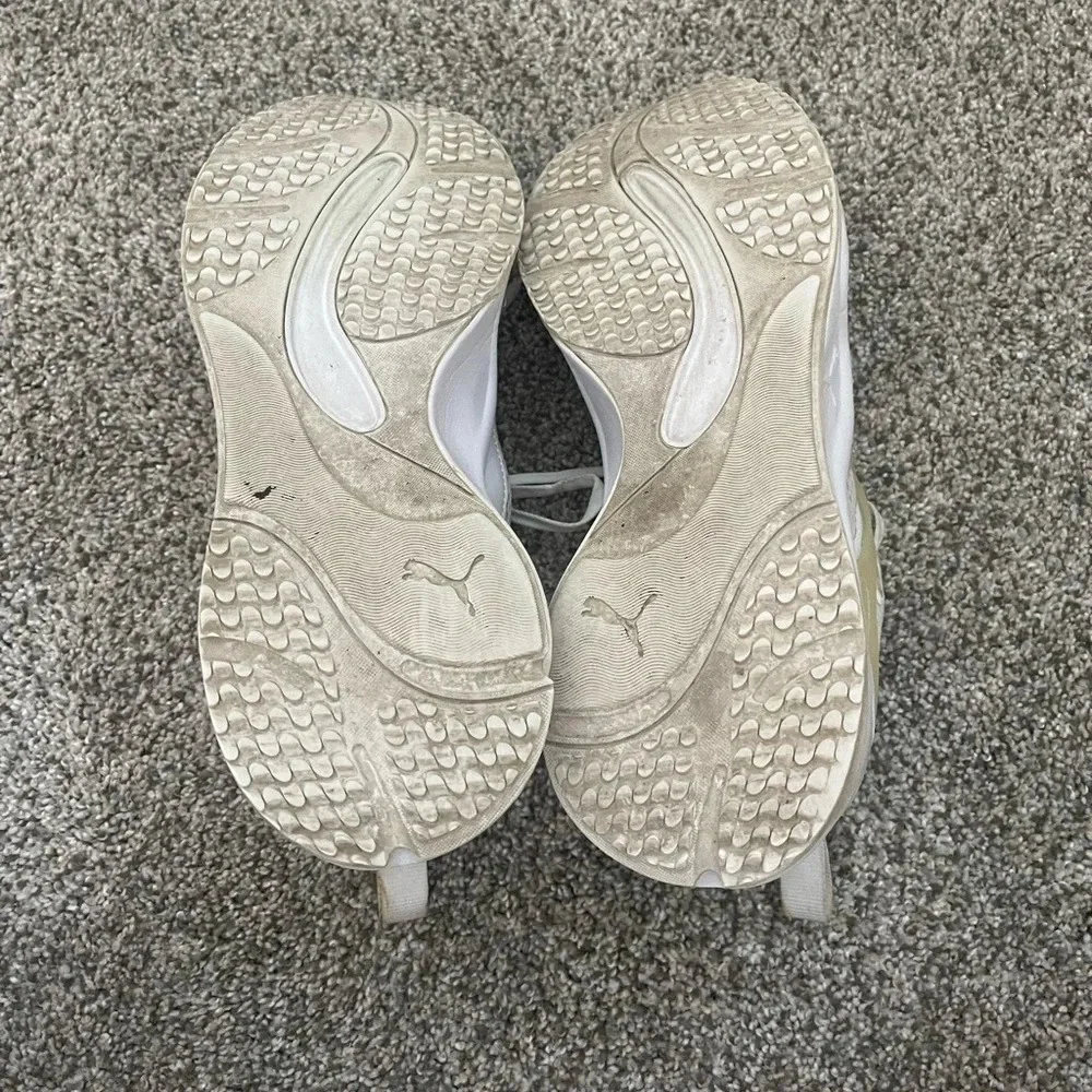 Puma Sneaker Shoe Rise Glow White Reflective Iridescent Women’s Size 8 Retro